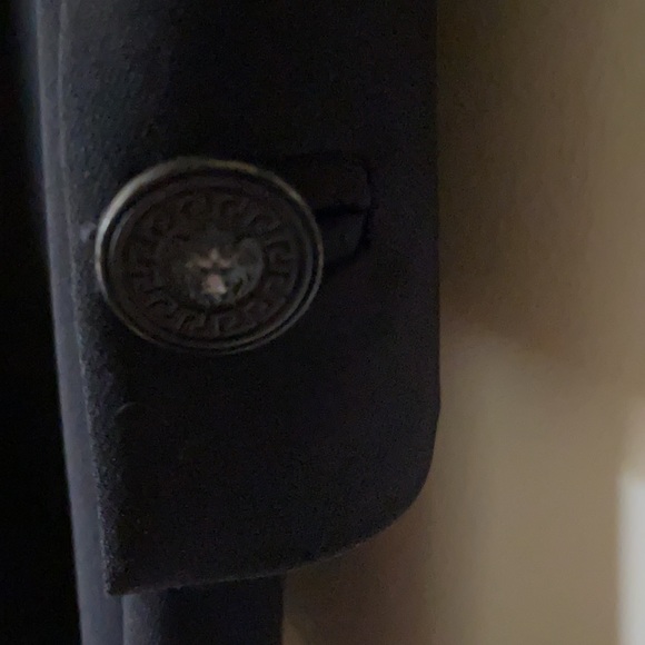 VINTAGE VERSUS VERSACE 2PC SUIT SLEEVELESS MINI DRESS w/CROPPED JACKET XS/S MINT - Picture 8 of 16